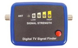 Digital TV aerial signal strength meter