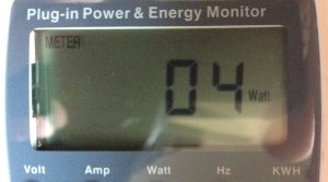 Standby Power Consumption of Sony VCR